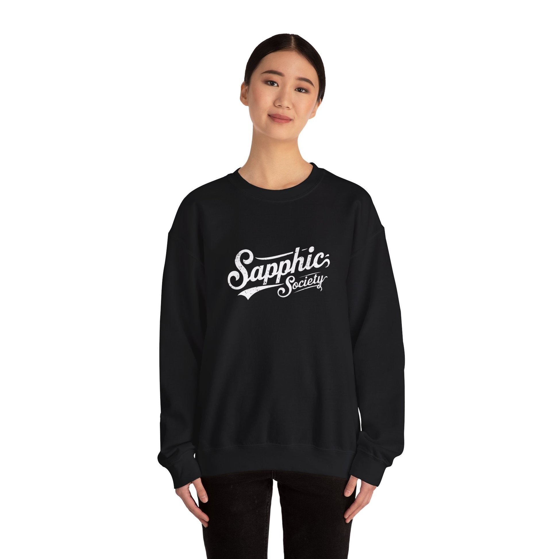 Sapphic Society Sweatshirt - Sweatshirt - The Lucky Wombat