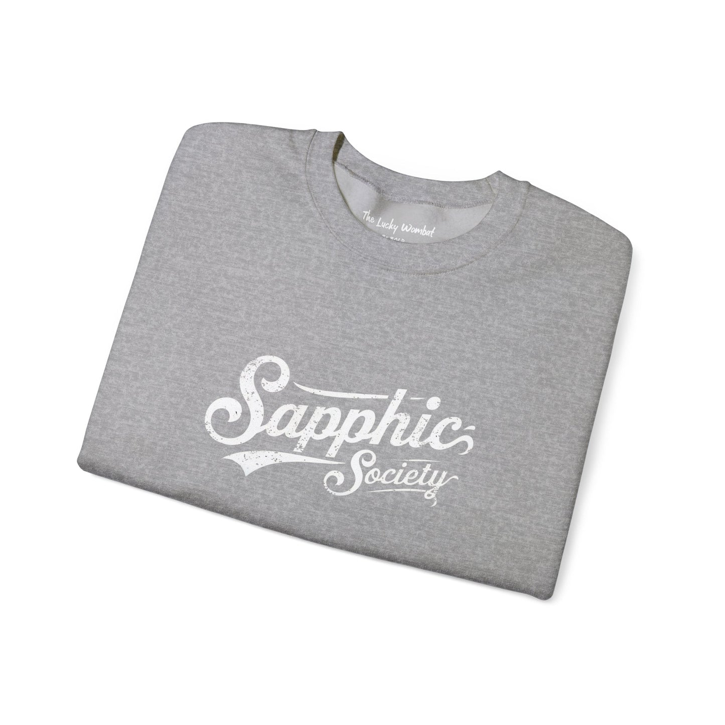 Sapphic Society Sweatshirt - Sweatshirt - The Lucky Wombat