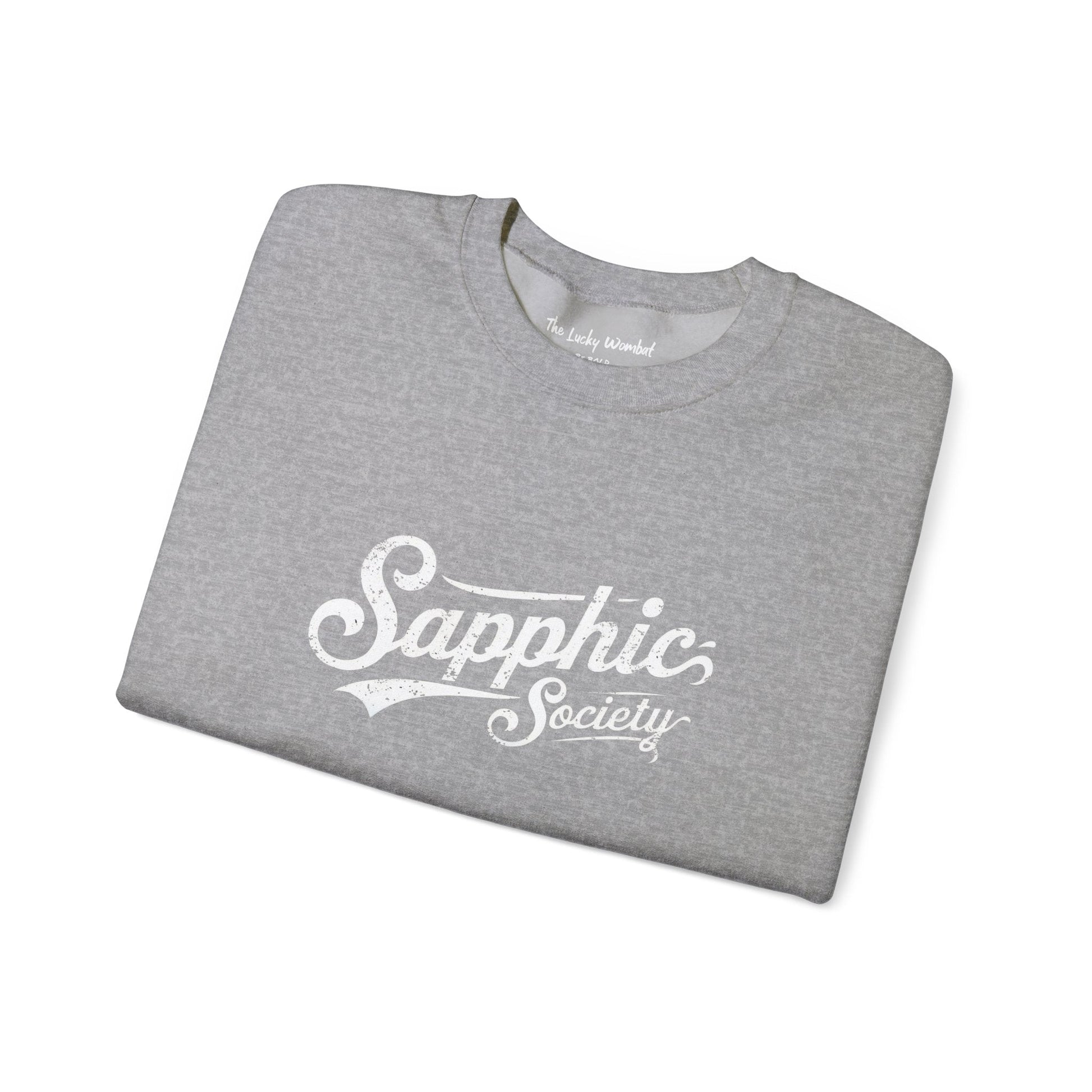 Sapphic Society Sweatshirt - Sweatshirt - The Lucky Wombat