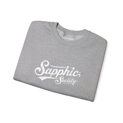 Sapphic Society Sweatshirt - Sweatshirt - The Lucky Wombat
