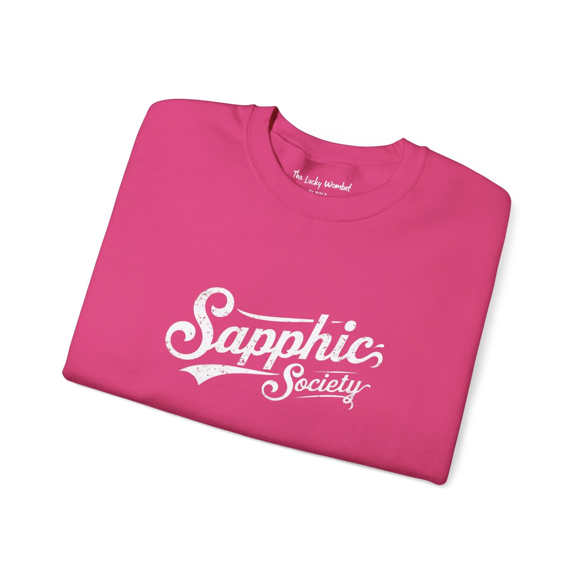 Sapphic Society Sweatshirt - Sweatshirt - The Lucky Wombat