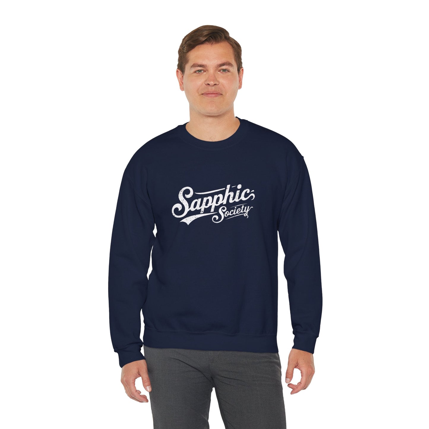 Sapphic Society Sweatshirt - Sweatshirt - The Lucky Wombat