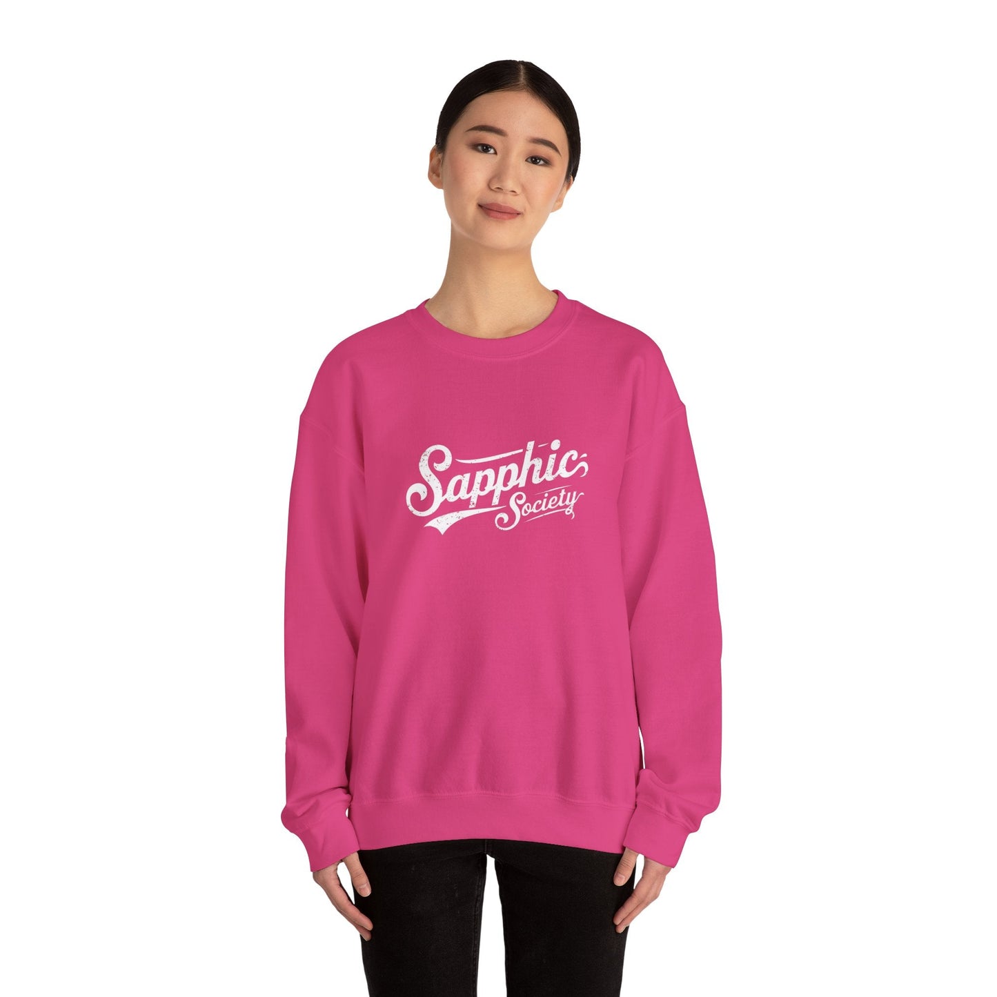 Sapphic Society Sweatshirt - Sweatshirt - The Lucky Wombat