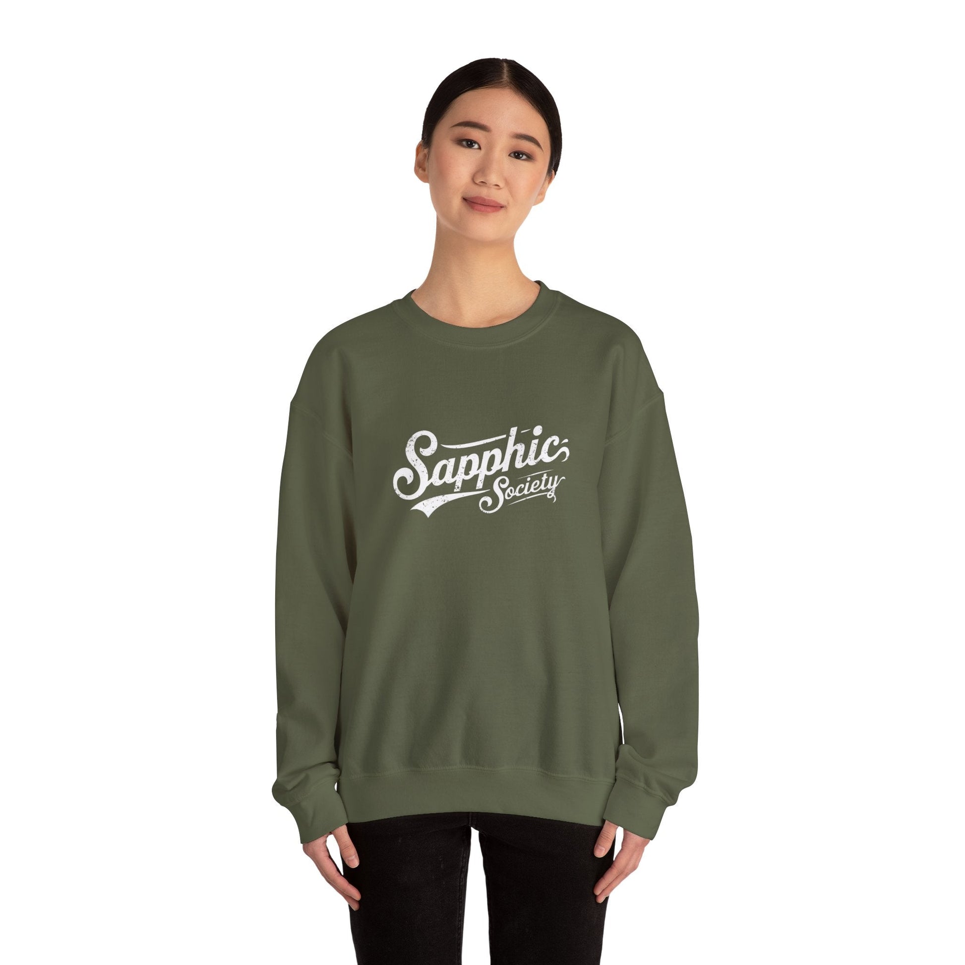 Sapphic Society Sweatshirt - Sweatshirt - The Lucky Wombat