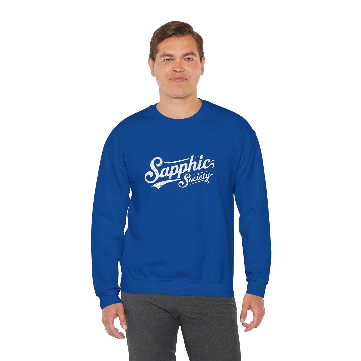 Sapphic Society Sweatshirt - Sweatshirt - The Lucky Wombat