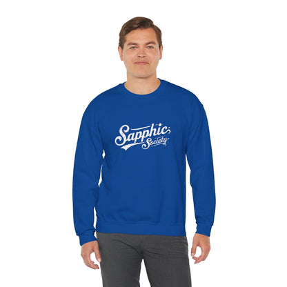 Sapphic Society Sweatshirt - Sweatshirt - The Lucky Wombat