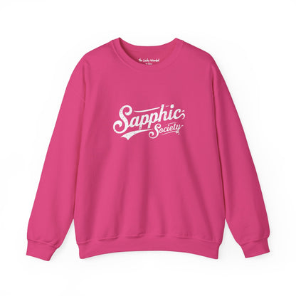 Sapphic Society Sweatshirt - Sweatshirt - The Lucky Wombat