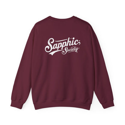 Sapphic Society Sweatshirt - Sweatshirt - The Lucky Wombat