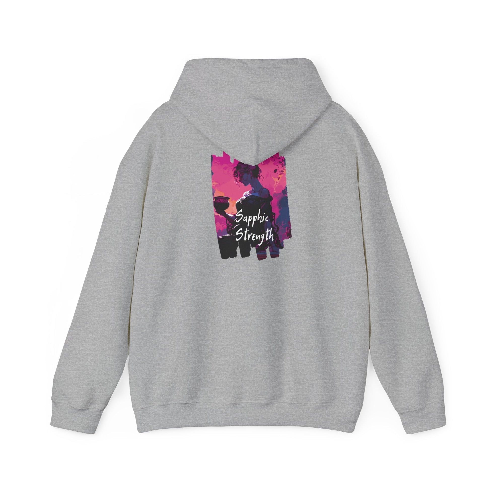 Sapphic Strength - Unisex Hoodie - Hoodie - The Lucky Wombat