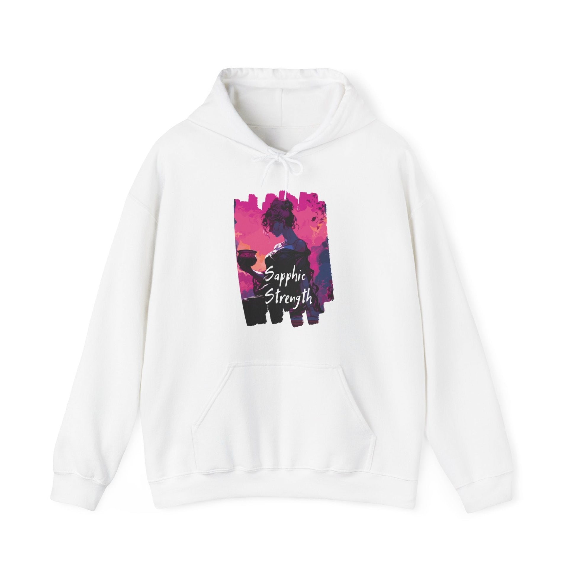 Sapphic Strength - Unisex Hoodie - Hoodie - The Lucky Wombat