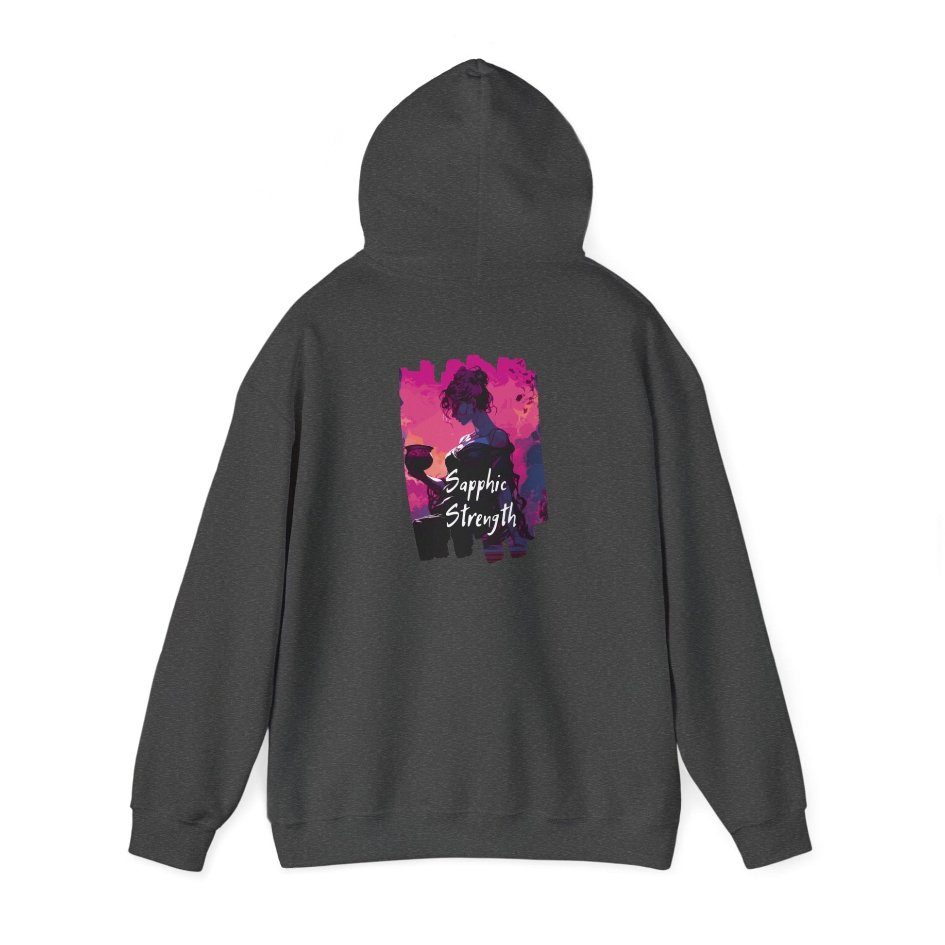 Sapphic Strength - Unisex Hoodie - Hoodie - The Lucky Wombat