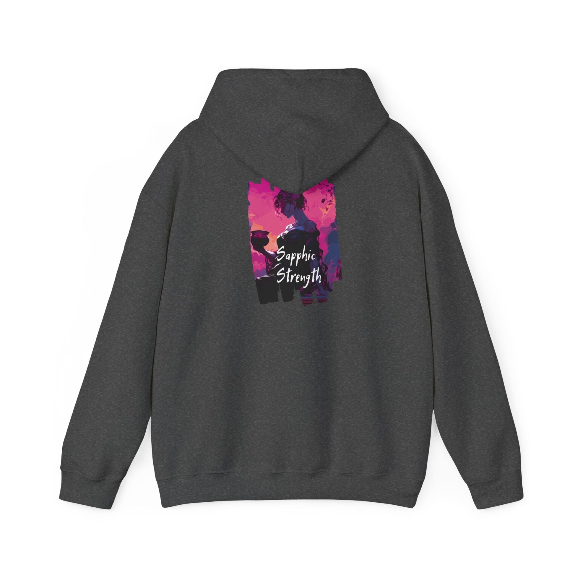 Sapphic Strength - Unisex Hoodie - Hoodie - The Lucky Wombat
