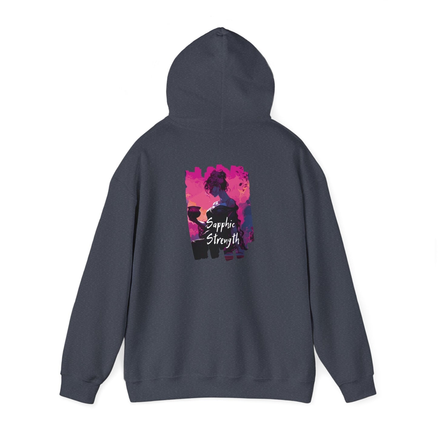 Sapphic Strength - Unisex Hoodie - Hoodie - The Lucky Wombat