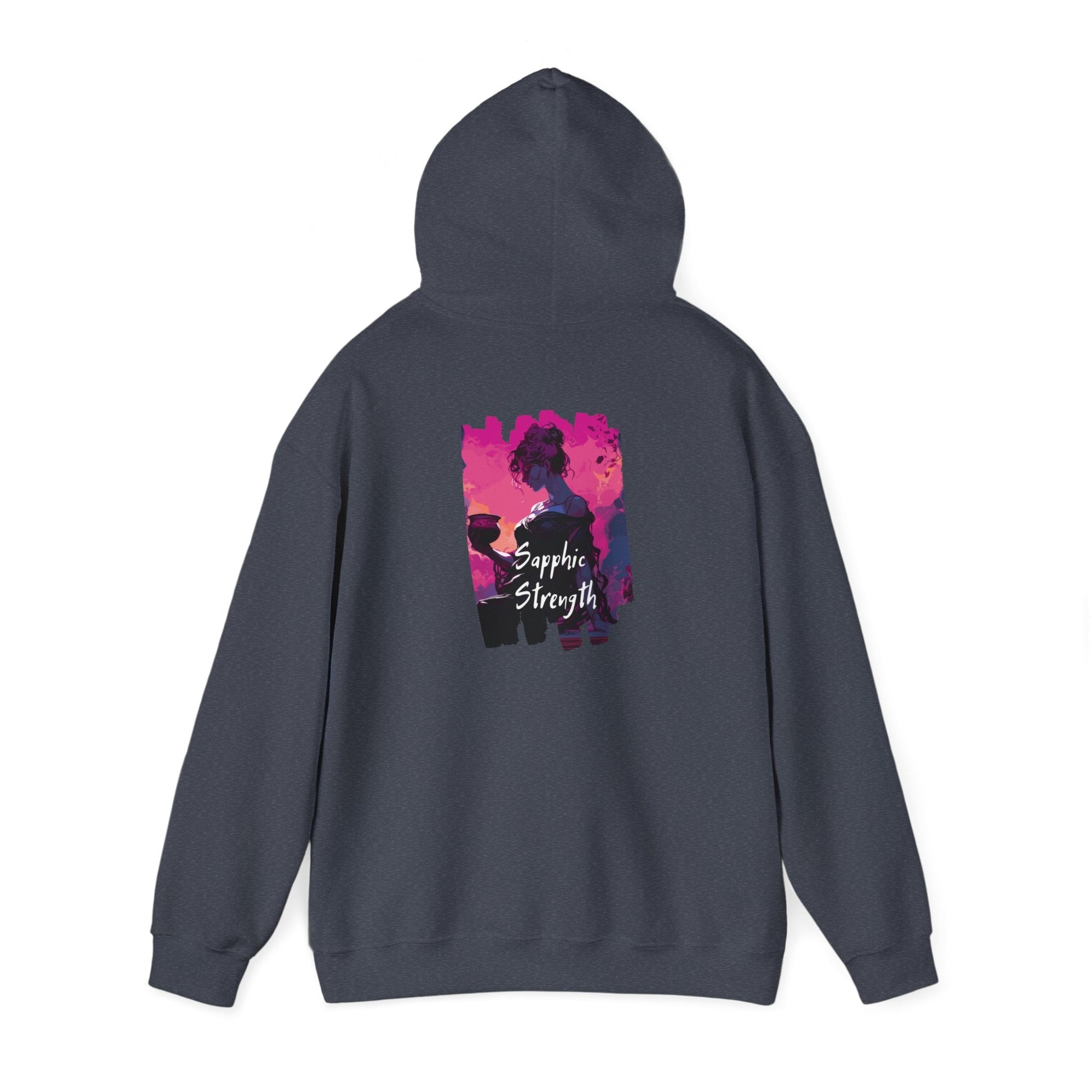 Sapphic Strength - Unisex Hoodie - Hoodie - The Lucky Wombat