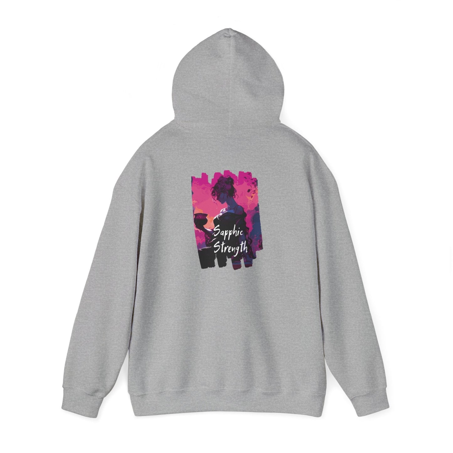Sapphic Strength - Unisex Hoodie - Hoodie - The Lucky Wombat