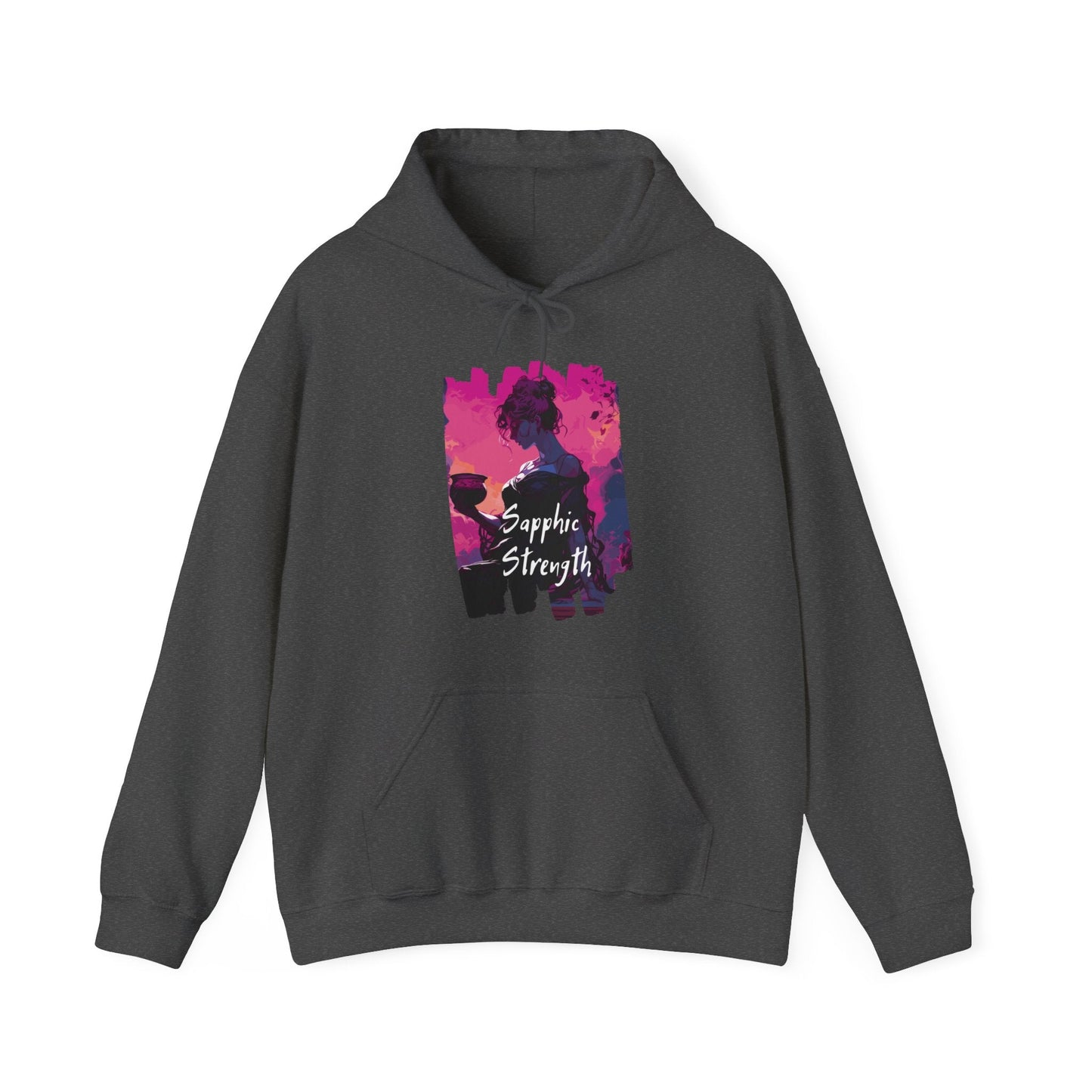 Sapphic Strength - Unisex Hoodie - Hoodie - The Lucky Wombat