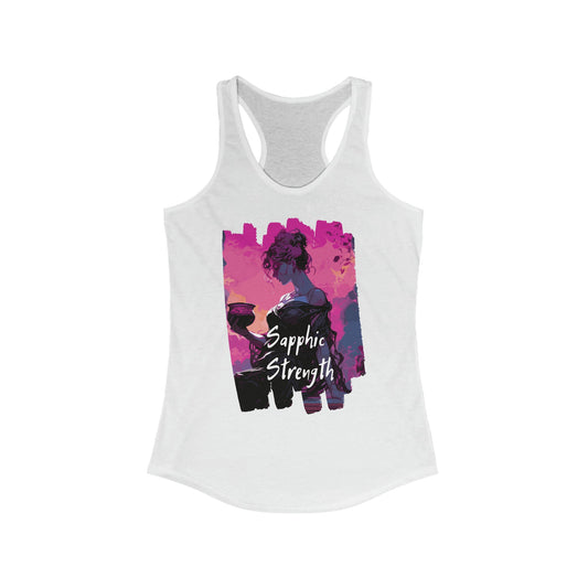 Sapphic Strength - Women's Tank Top - Tank Top - The Lucky Wombat