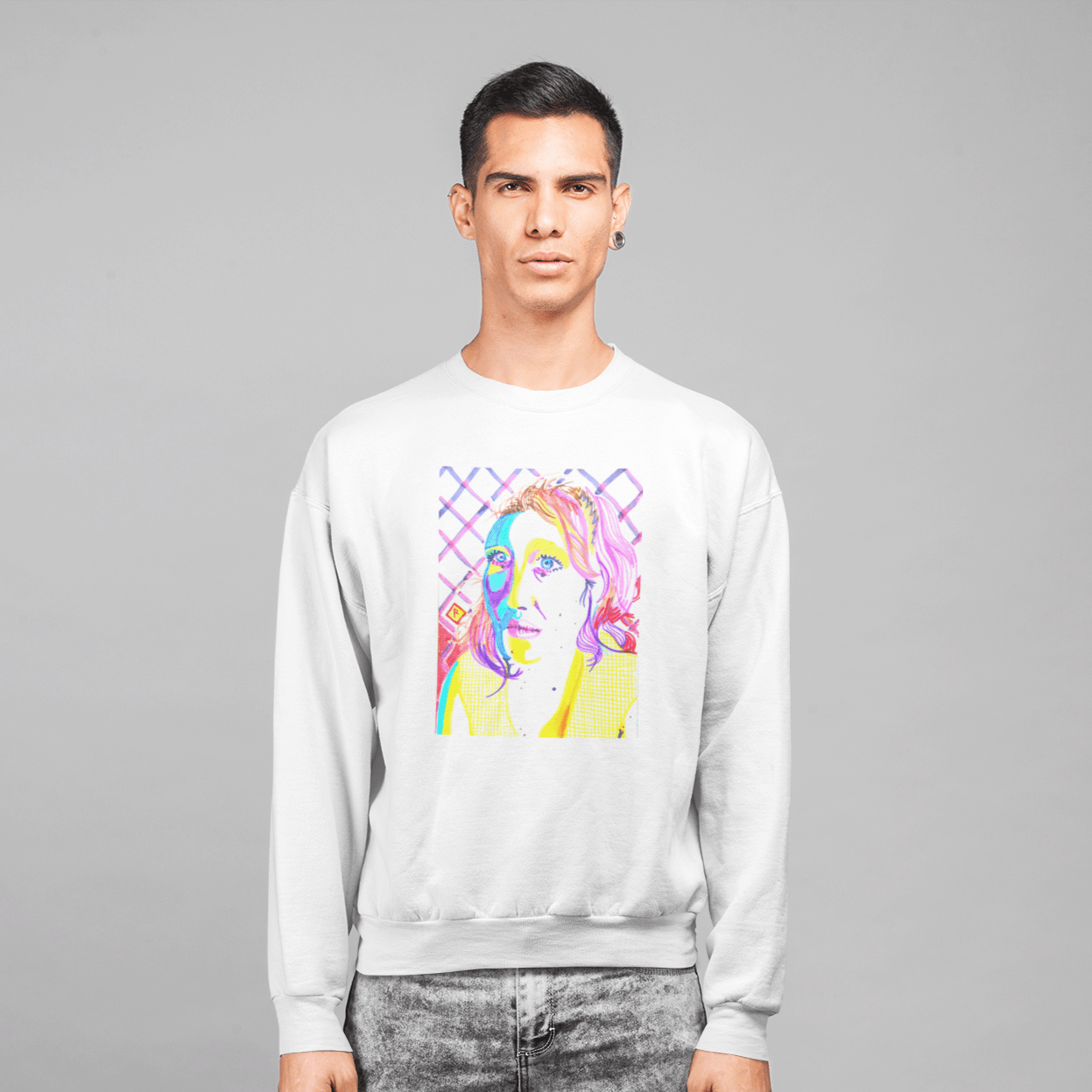 Sara Portrait Sweatshirt | Remi Barbie Collection - Sweatshirt - The Lucky Wombat