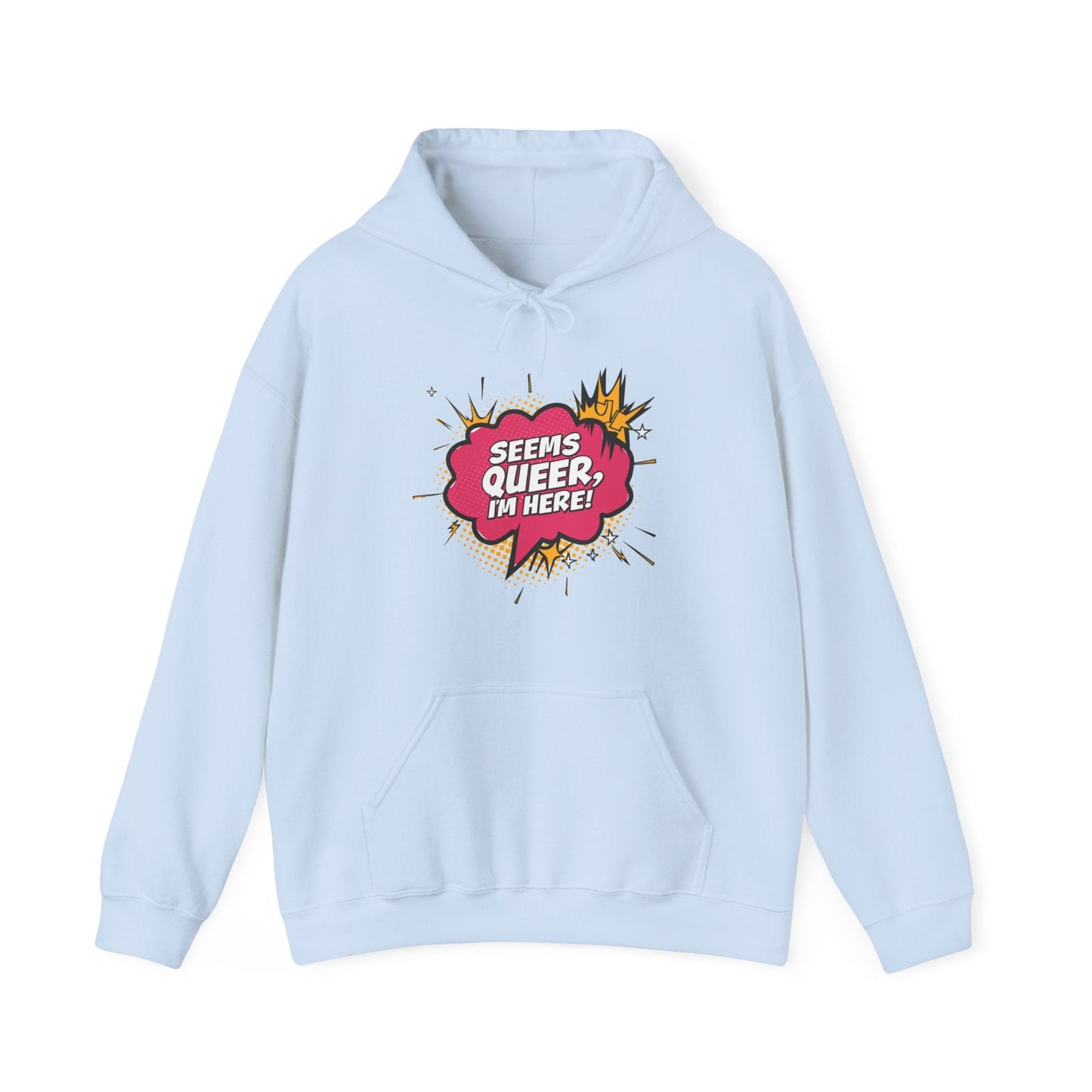 Seems Queer, I'm Here! - Hoodie - Hoodie - The Lucky Wombat