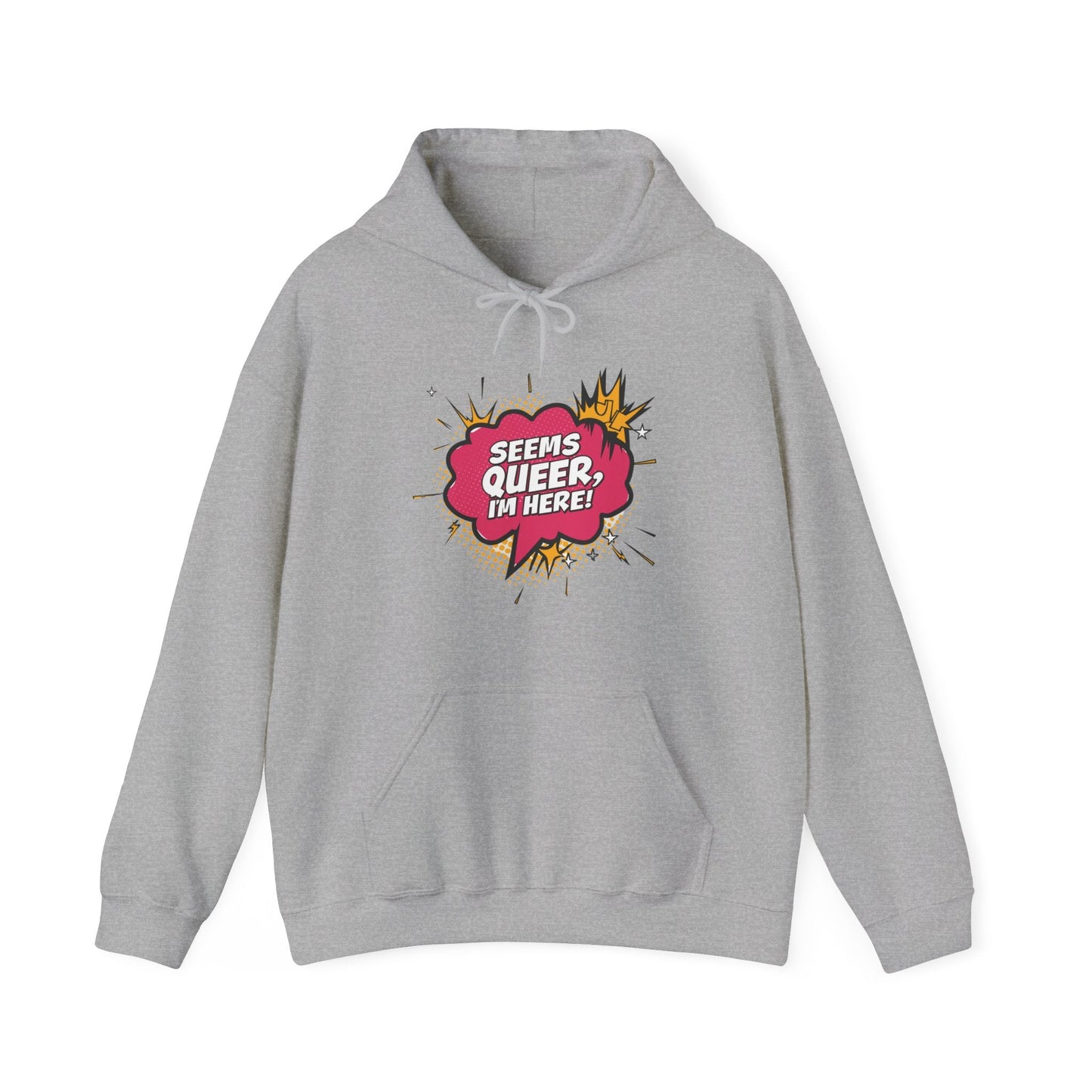 Seems Queer, I'm Here! - Hoodie - Hoodie - The Lucky Wombat