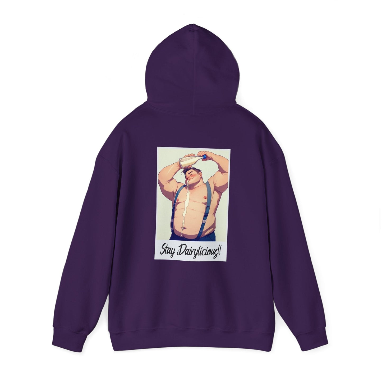 Stay Dairylicious Hoodie - Bold and Dairy - Inspired Style - Hoodie - The Lucky Wombat
