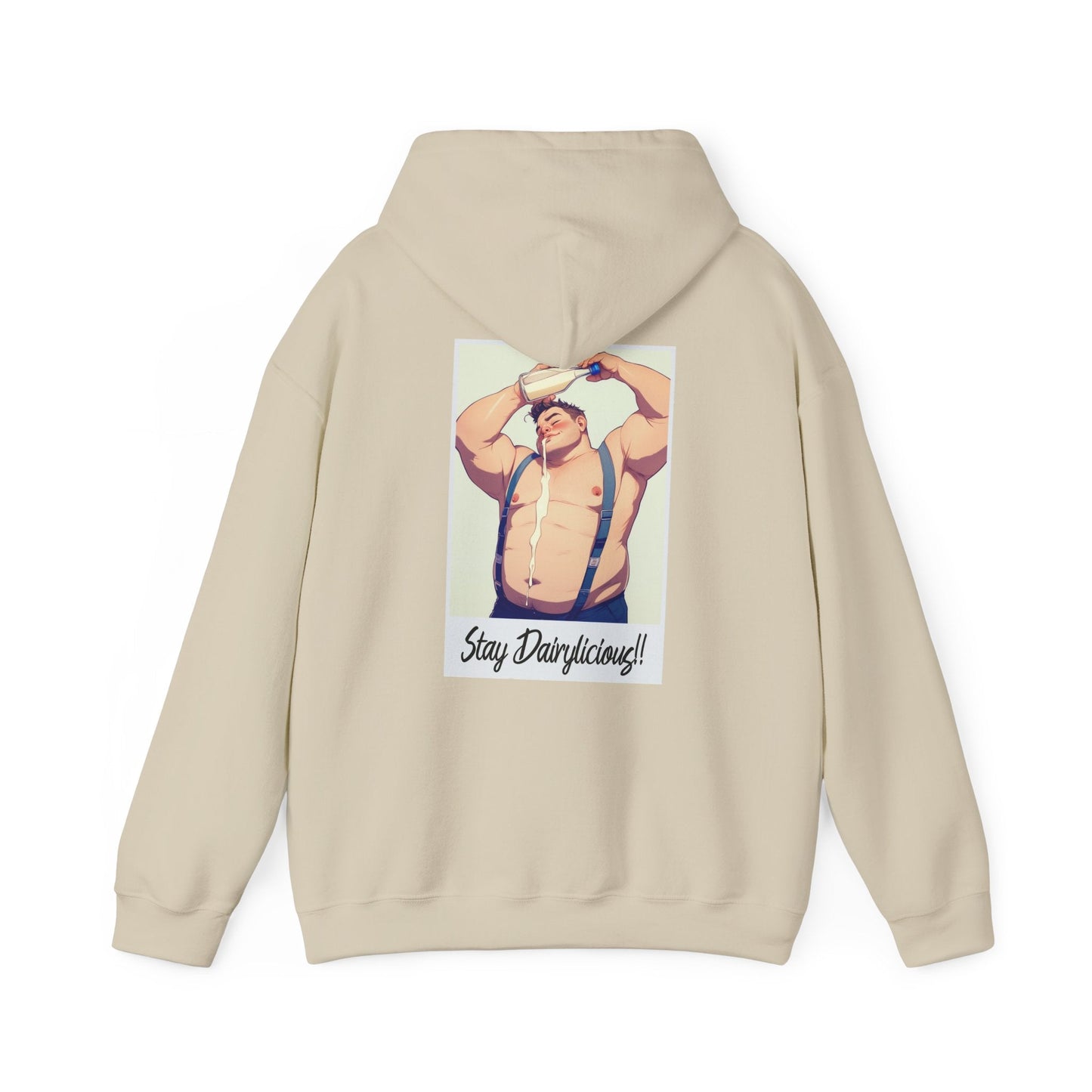 Stay Dairylicious Hoodie - Bold and Dairy - Inspired Style - Hoodie - The Lucky Wombat