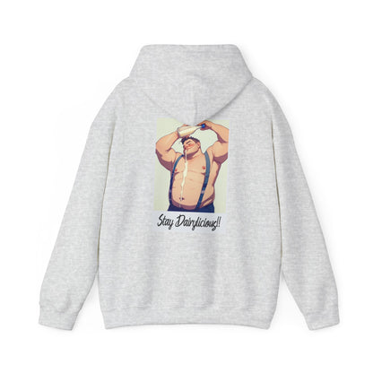 Stay Dairylicious Hoodie - Bold and Dairy - Inspired Style - Hoodie - The Lucky Wombat