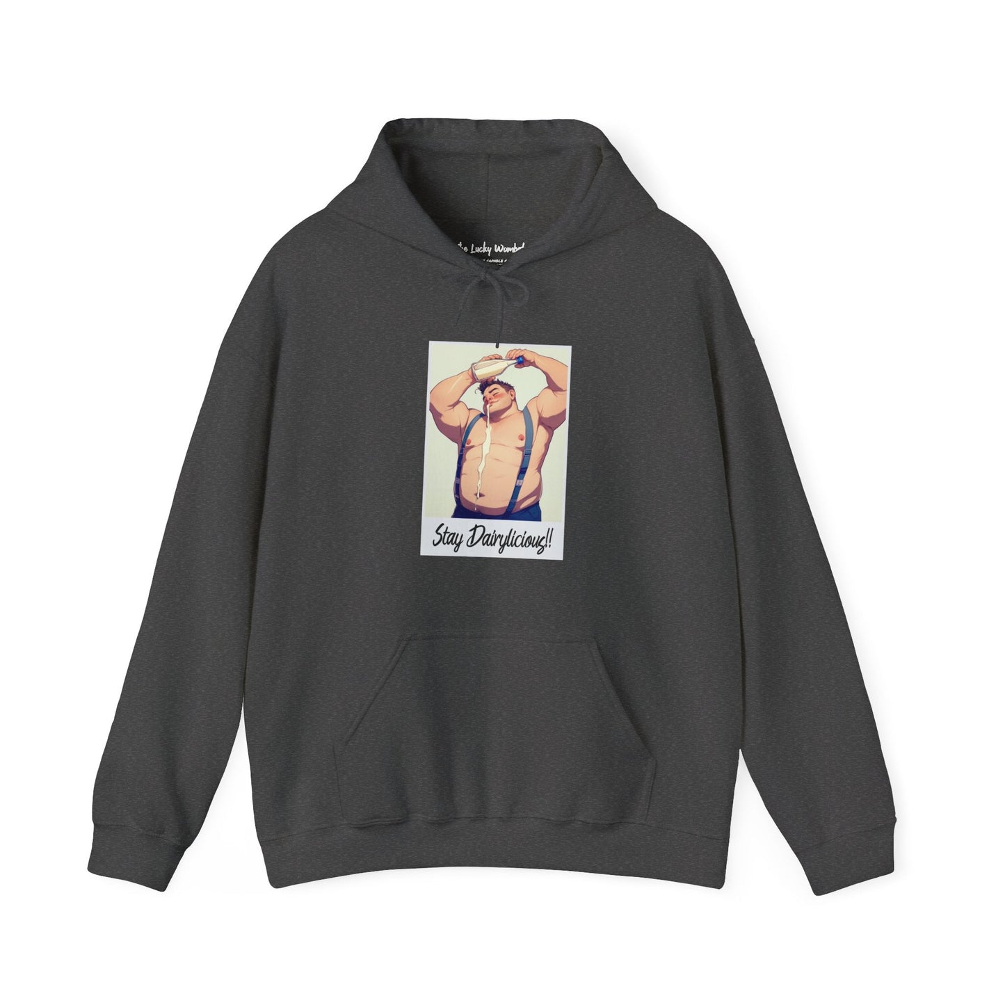 Stay Dairylicious Hoodie - Bold and Dairy - Inspired Style - Hoodie - The Lucky Wombat