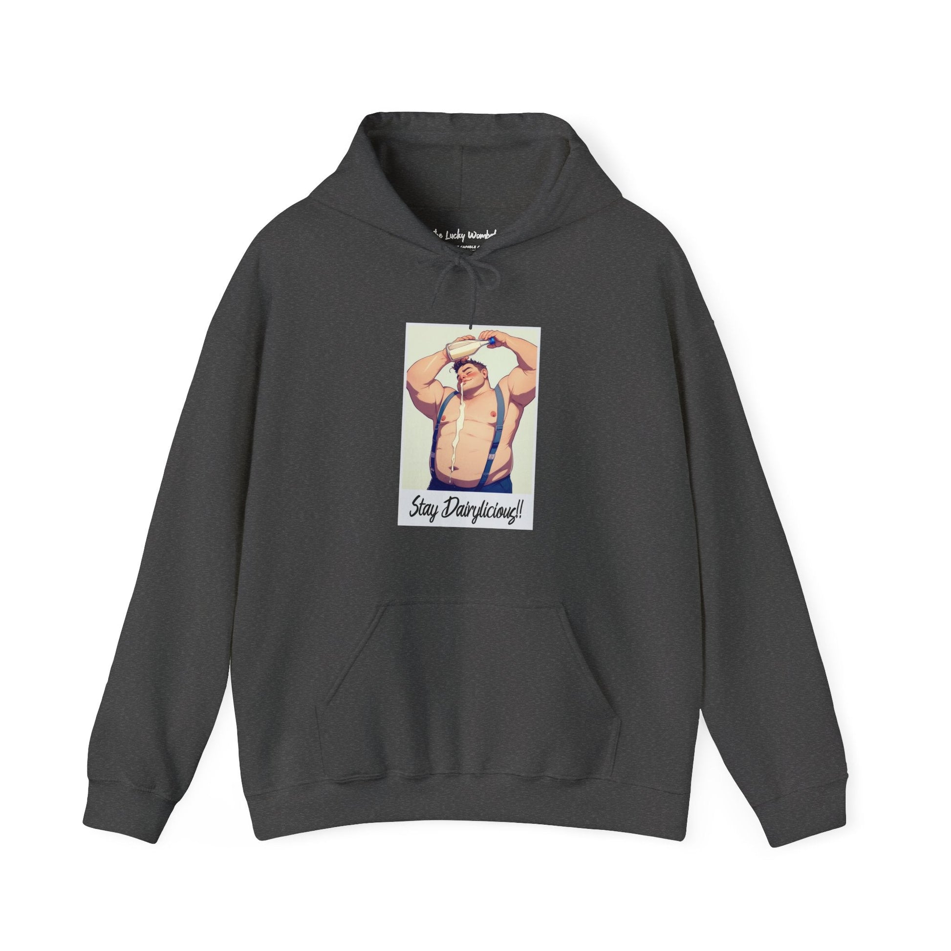 Stay Dairylicious Hoodie - Bold and Dairy - Inspired Style - Hoodie - The Lucky Wombat