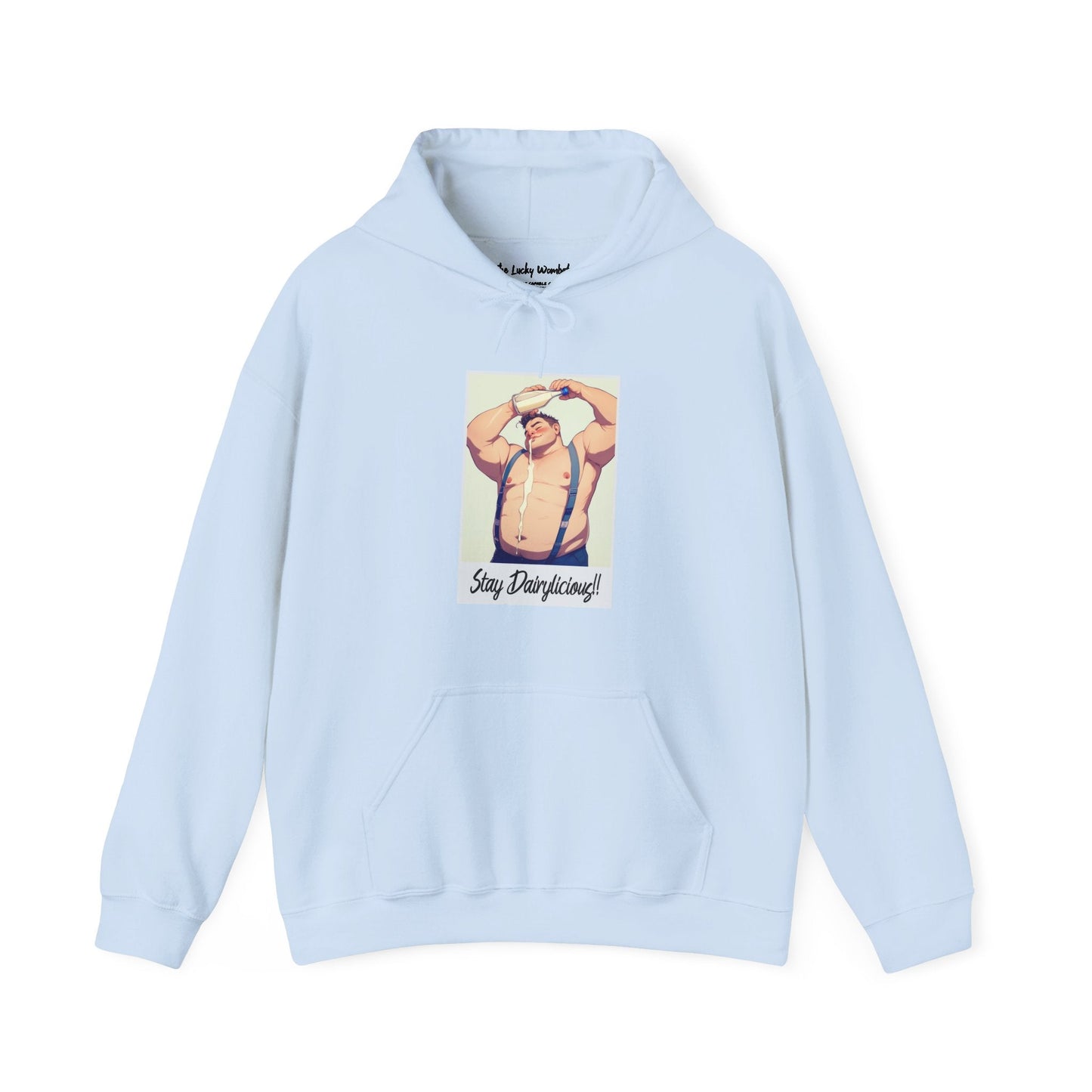 Stay Dairylicious Hoodie - Bold and Dairy - Inspired Style - Hoodie - The Lucky Wombat