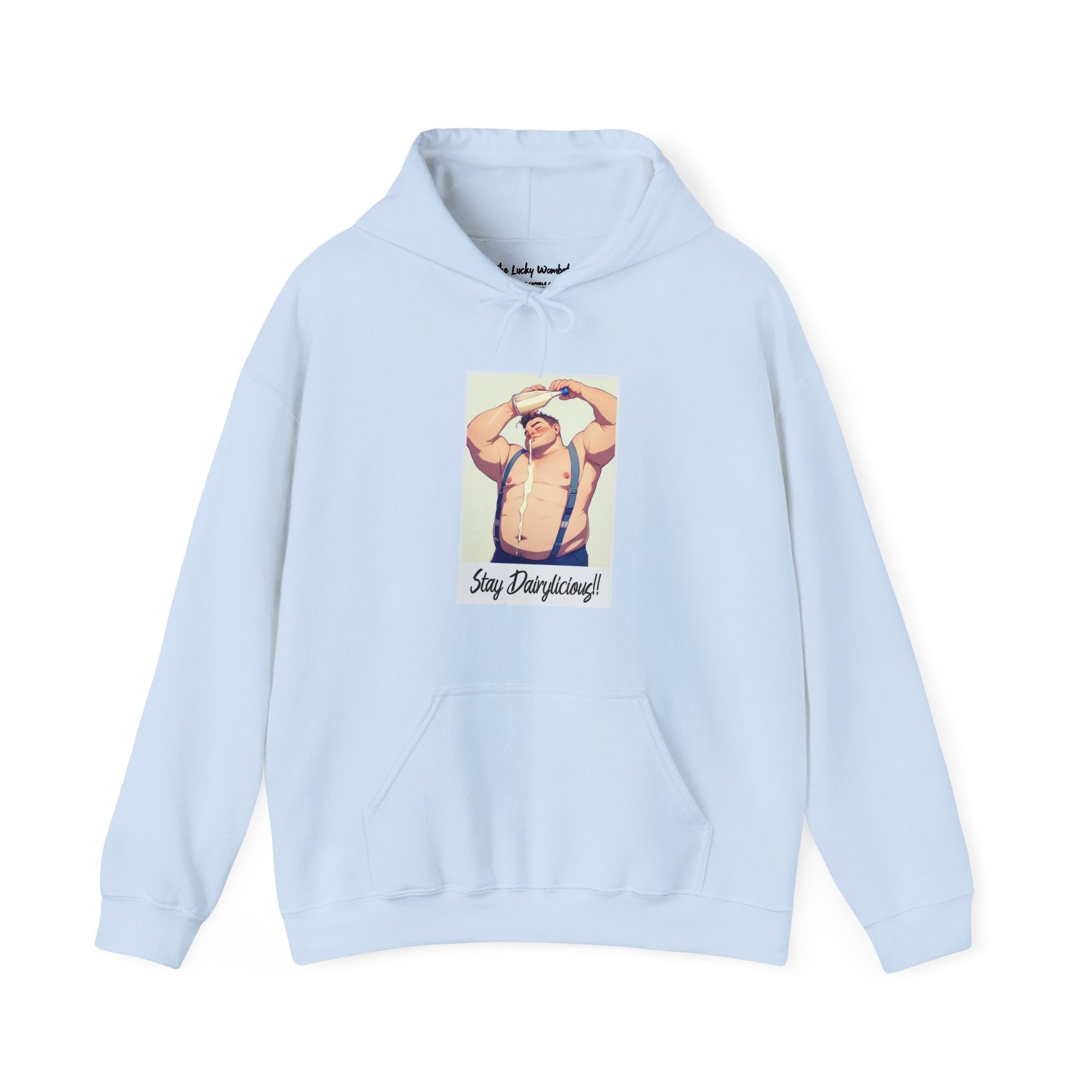 Stay Dairylicious Hoodie - Bold and Dairy - Inspired Style - Hoodie - The Lucky Wombat
