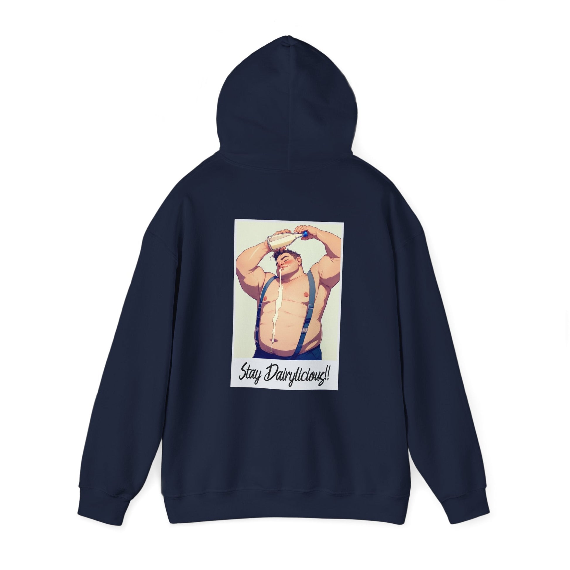 Stay Dairylicious Hoodie - Bold and Dairy - Inspired Style - Hoodie - The Lucky Wombat