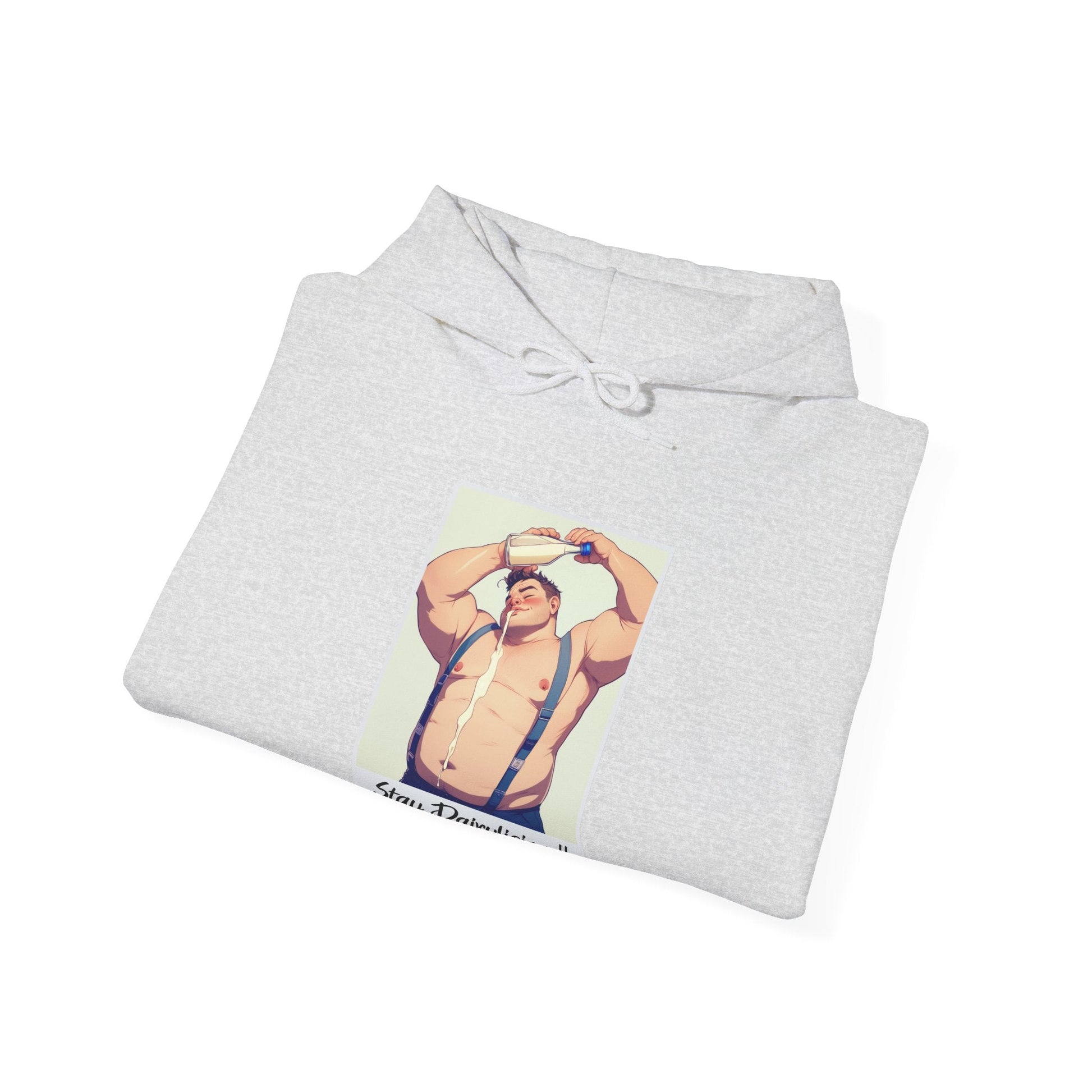 Stay Dairylicious Hoodie - Bold and Dairy - Inspired Style - Hoodie - The Lucky Wombat