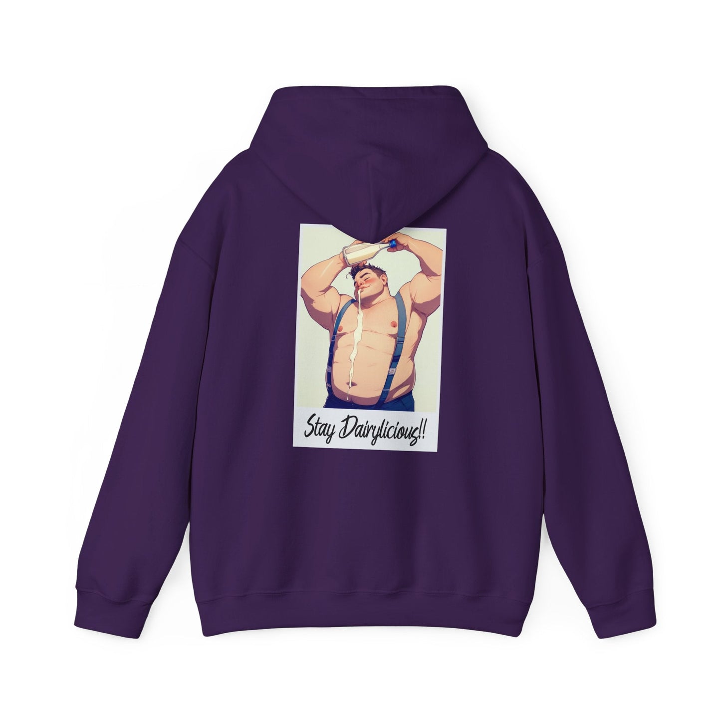 Stay Dairylicious Hoodie - Bold and Dairy - Inspired Style - Hoodie - The Lucky Wombat