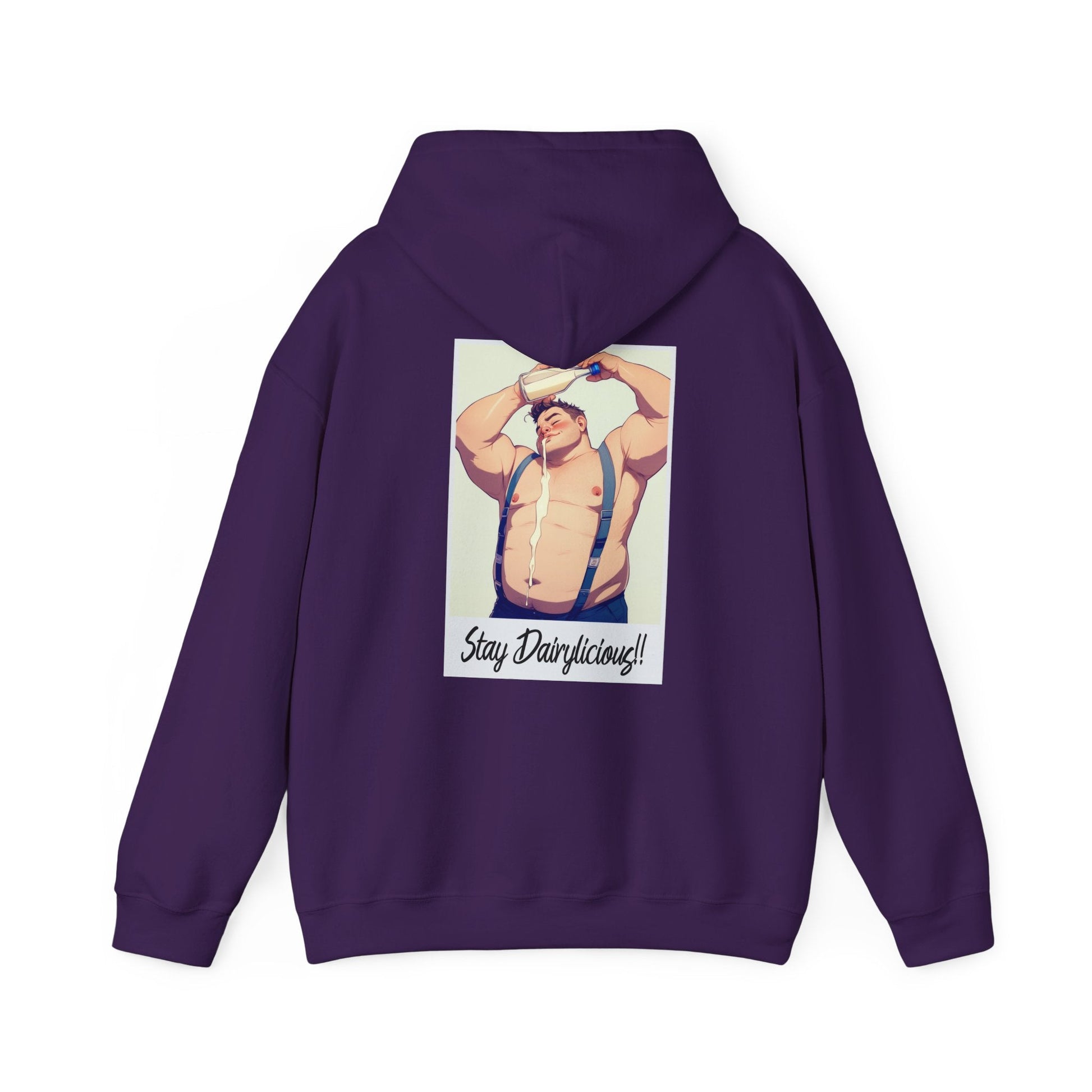Stay Dairylicious Hoodie - Bold and Dairy - Inspired Style - Hoodie - The Lucky Wombat