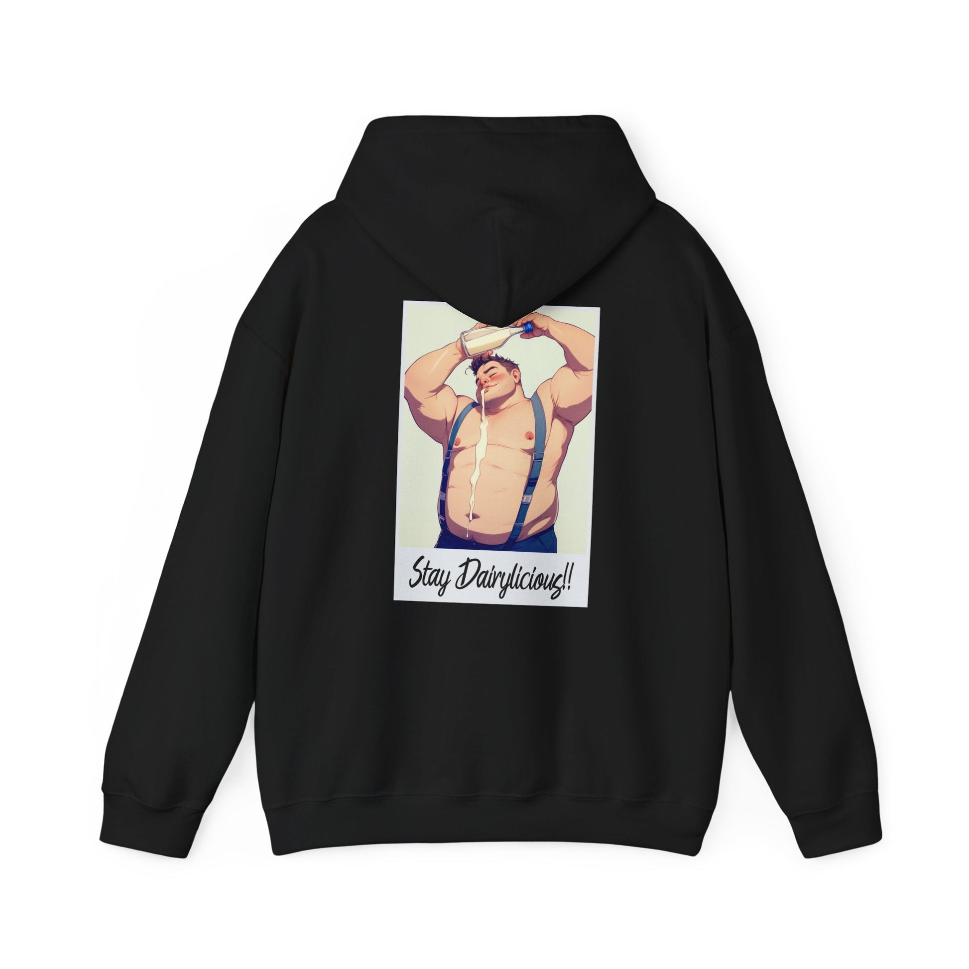 Stay Dairylicious Hoodie - Bold and Dairy - Inspired Style - Hoodie - The Lucky Wombat