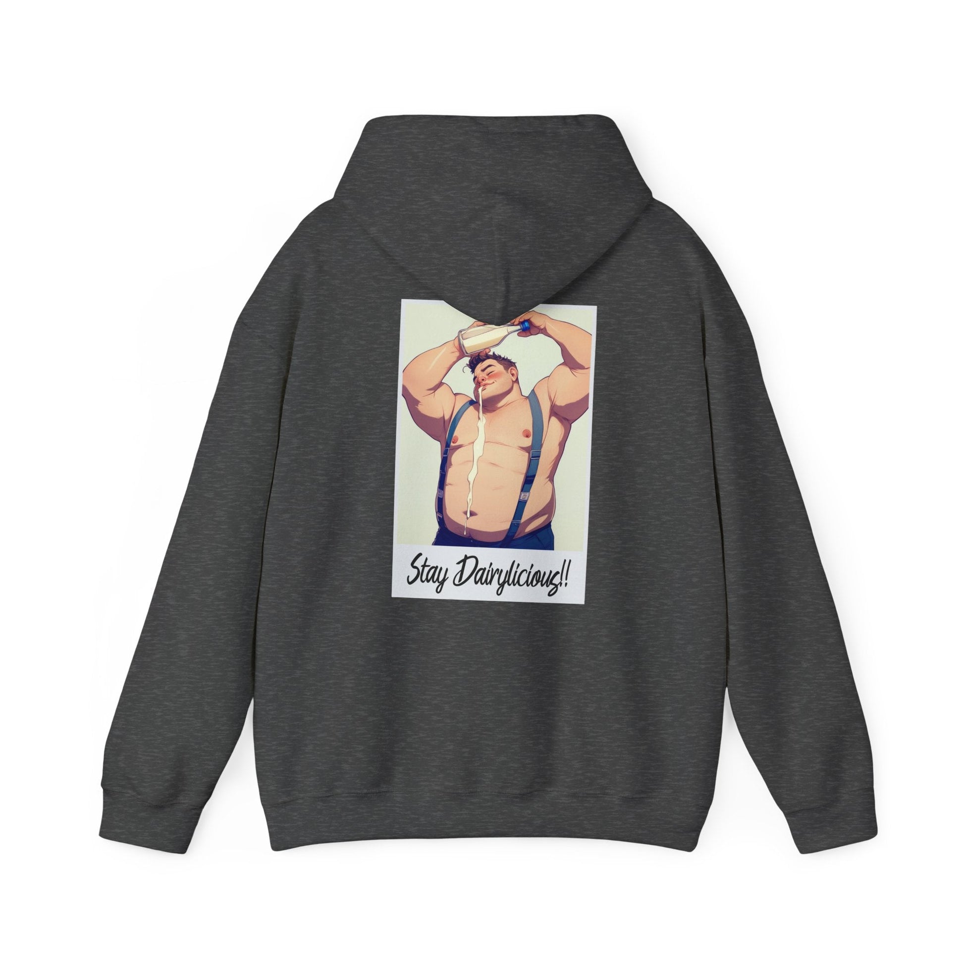 Stay Dairylicious Hoodie - Bold and Dairy - Inspired Style - Hoodie - The Lucky Wombat