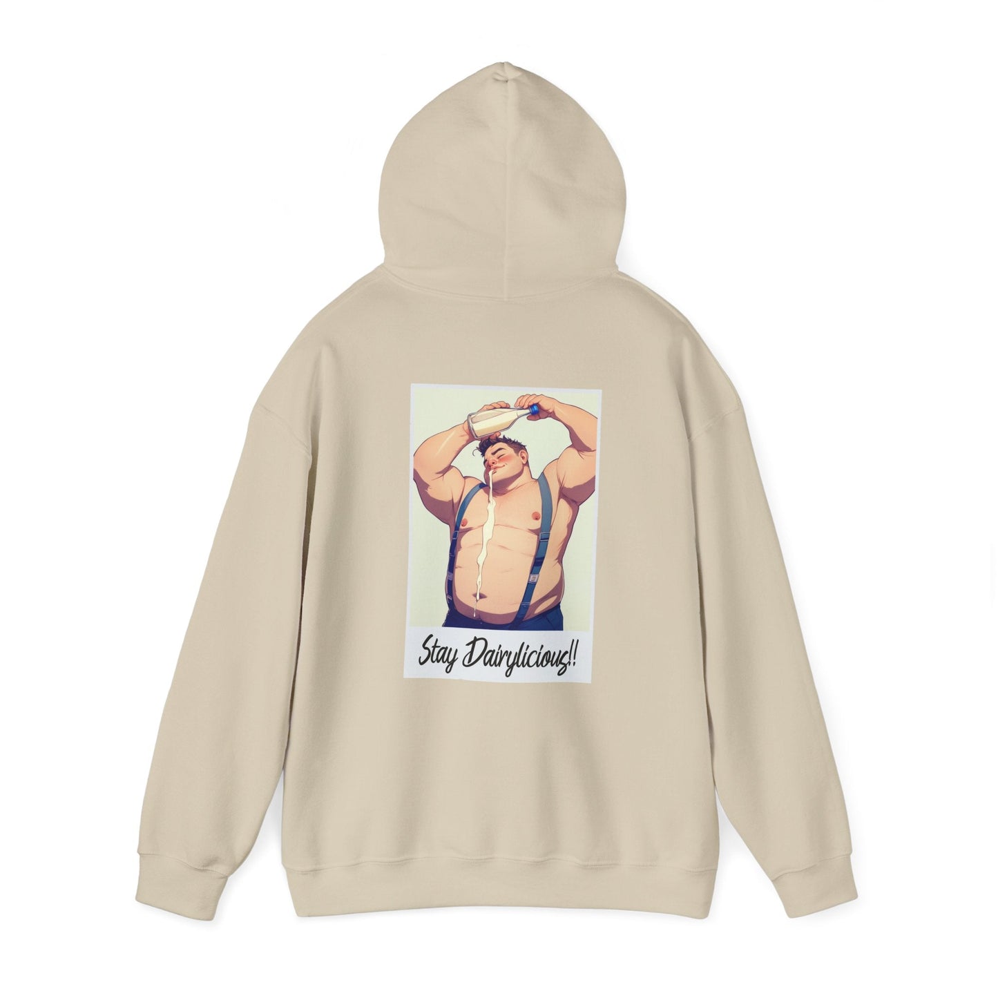 Stay Dairylicious Hoodie - Bold and Dairy - Inspired Style - Hoodie - The Lucky Wombat