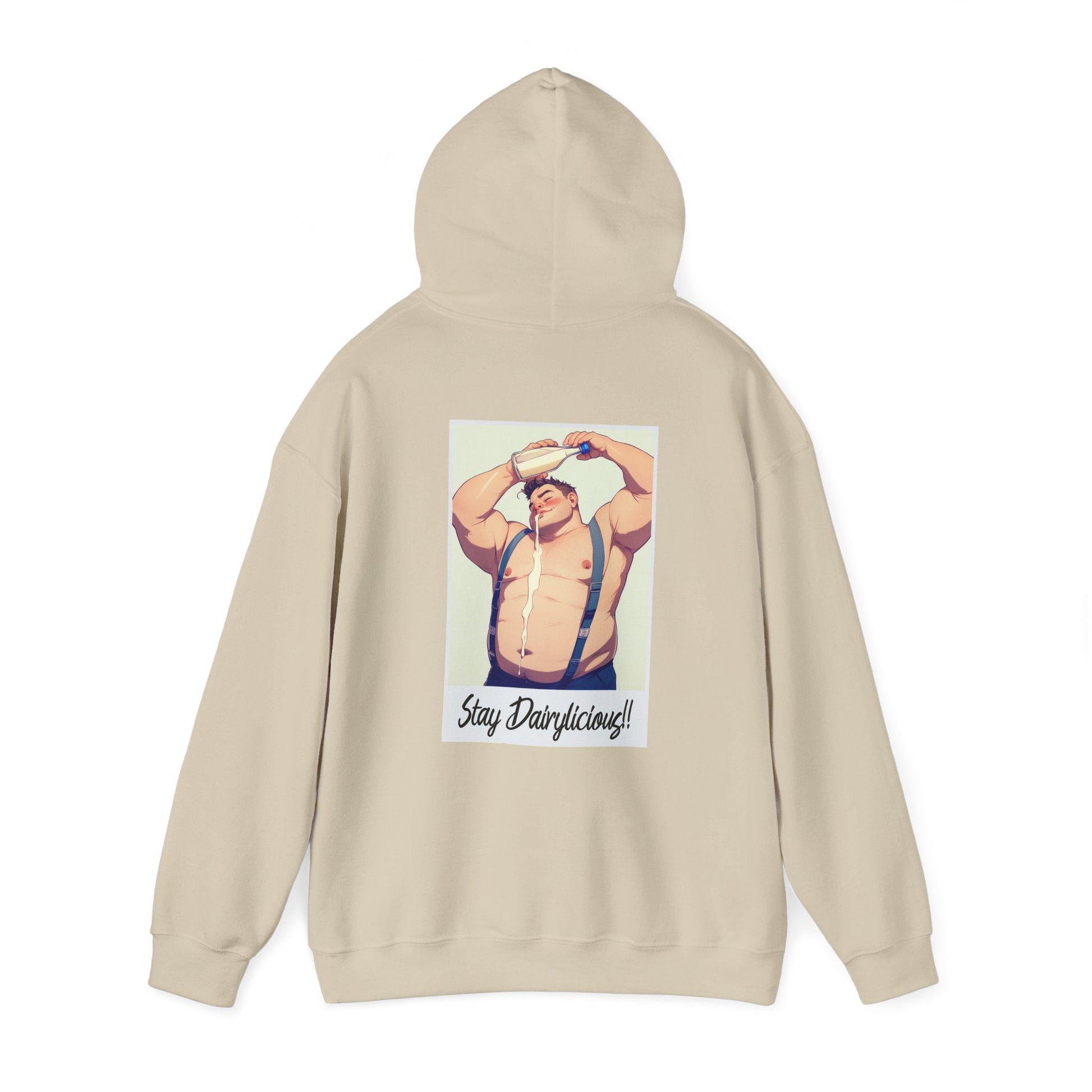 Stay Dairylicious Hoodie - Bold and Dairy - Inspired Style - Hoodie - The Lucky Wombat