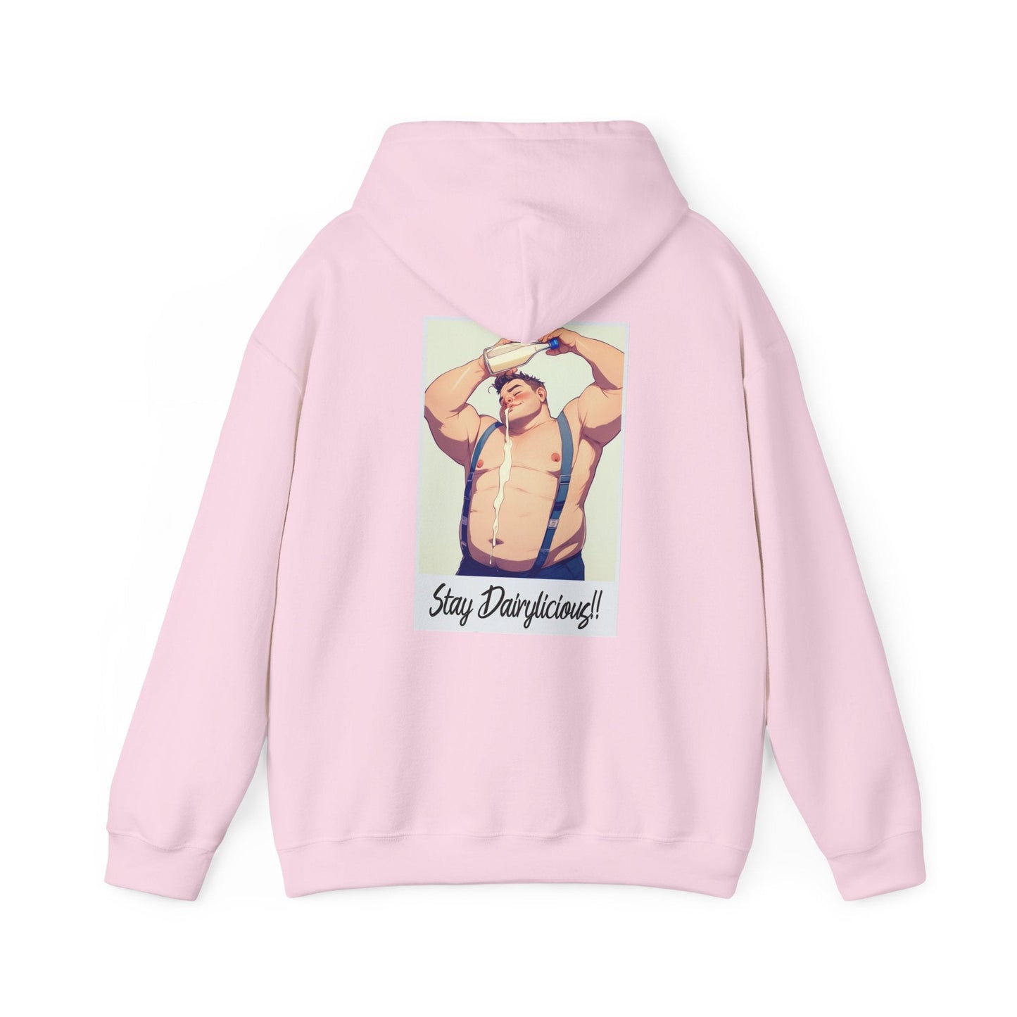 Stay Dairylicious Hoodie - Bold and Dairy - Inspired Style - Hoodie - The Lucky Wombat