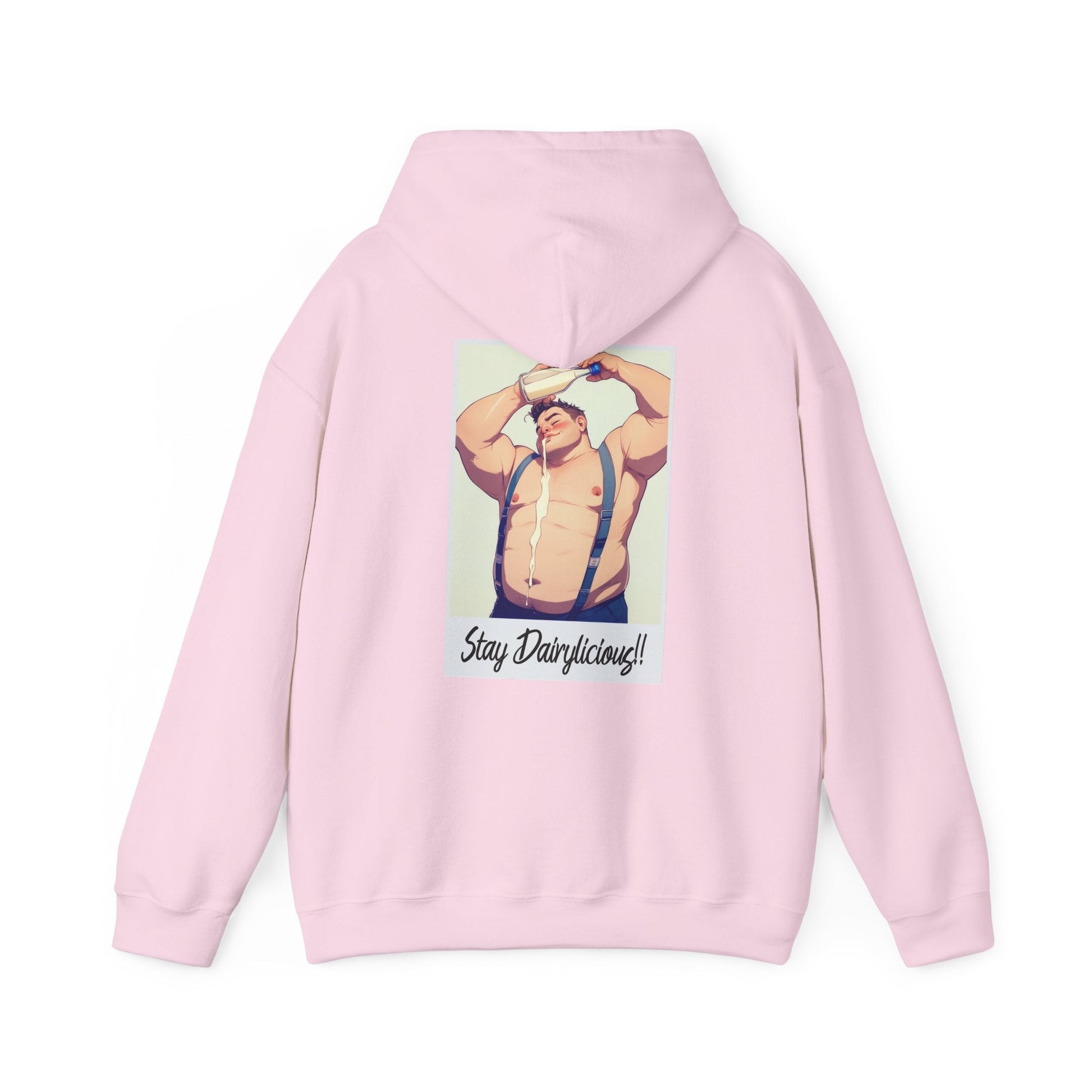 Stay Dairylicious Hoodie - Bold and Dairy - Inspired Style - Hoodie - The Lucky Wombat
