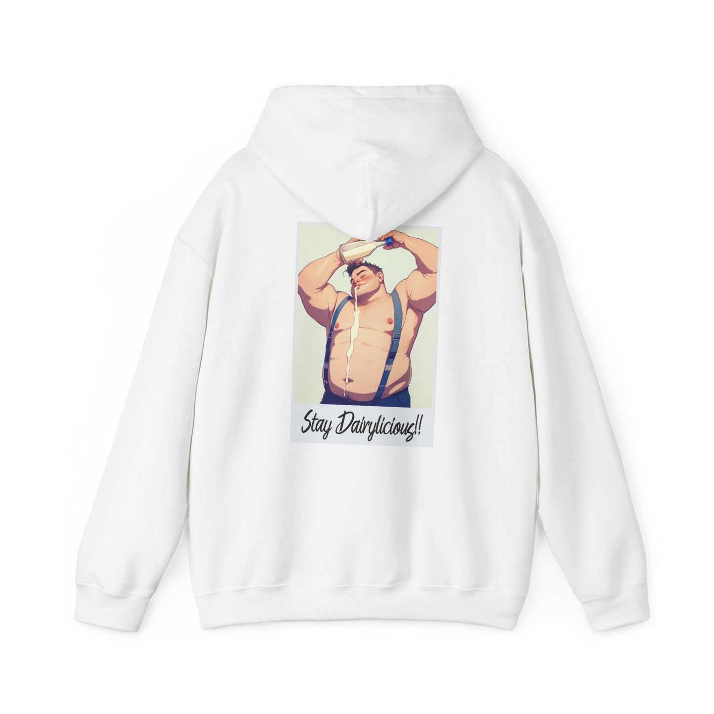Stay Dairylicious Hoodie - Bold and Dairy - Inspired Style - Hoodie - The Lucky Wombat