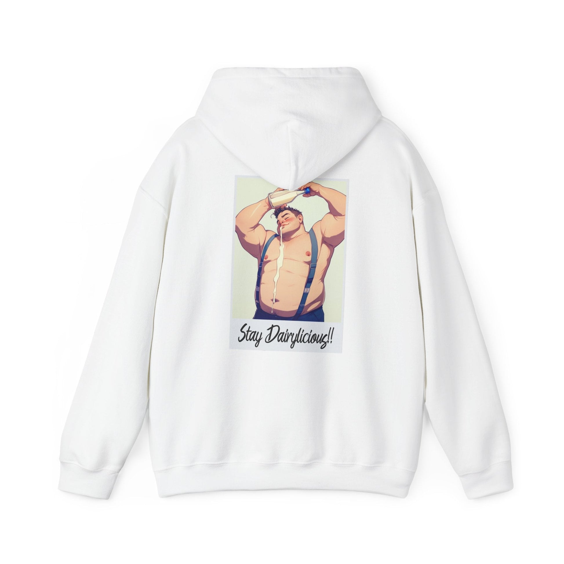 Stay Dairylicious Hoodie - Bold and Dairy - Inspired Style - Hoodie - The Lucky Wombat