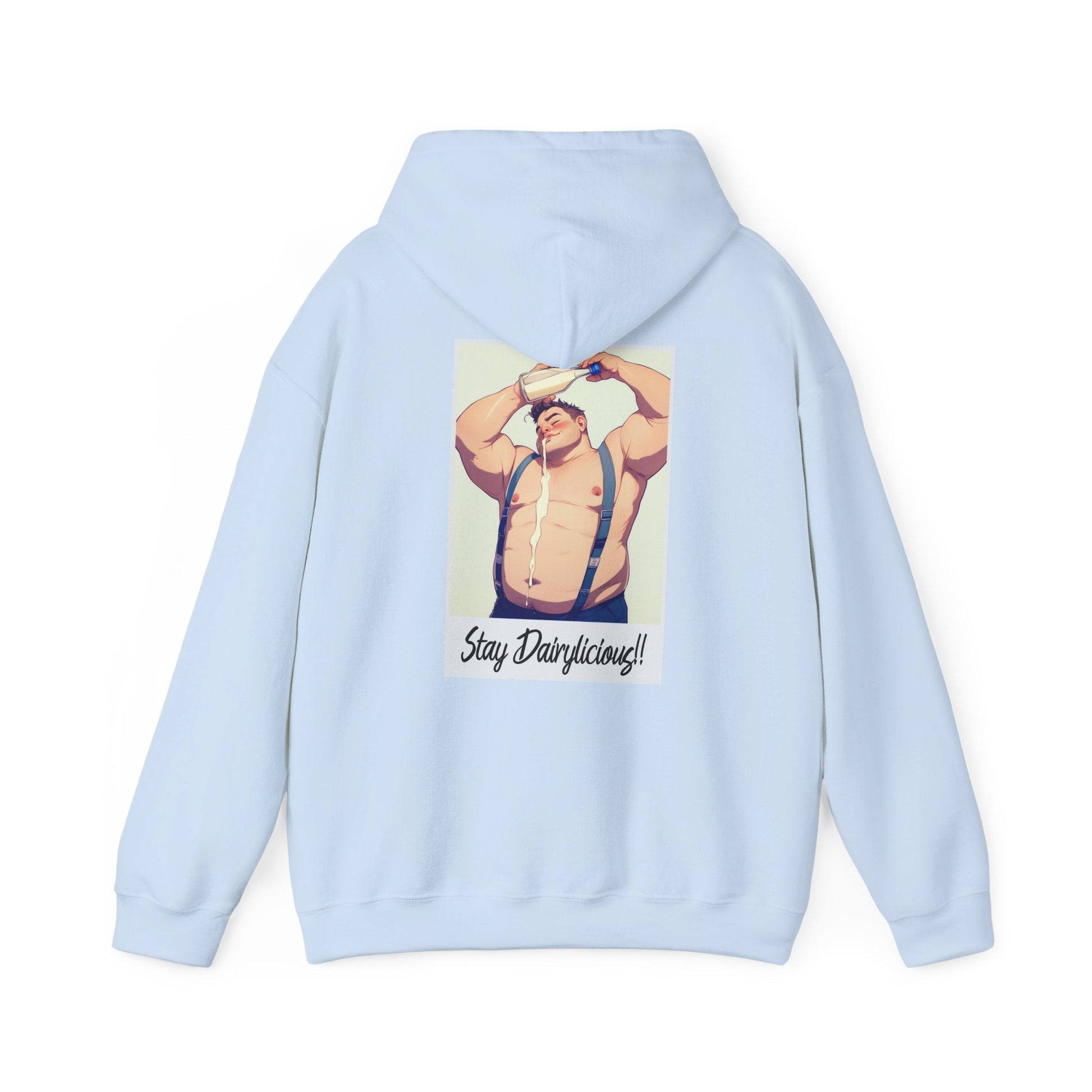 Stay Dairylicious Hoodie - Bold and Dairy - Inspired Style - Hoodie - The Lucky Wombat
