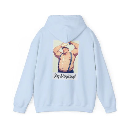 Stay Dairylicious Hoodie - Bold and Dairy - Inspired Style - Hoodie - The Lucky Wombat
