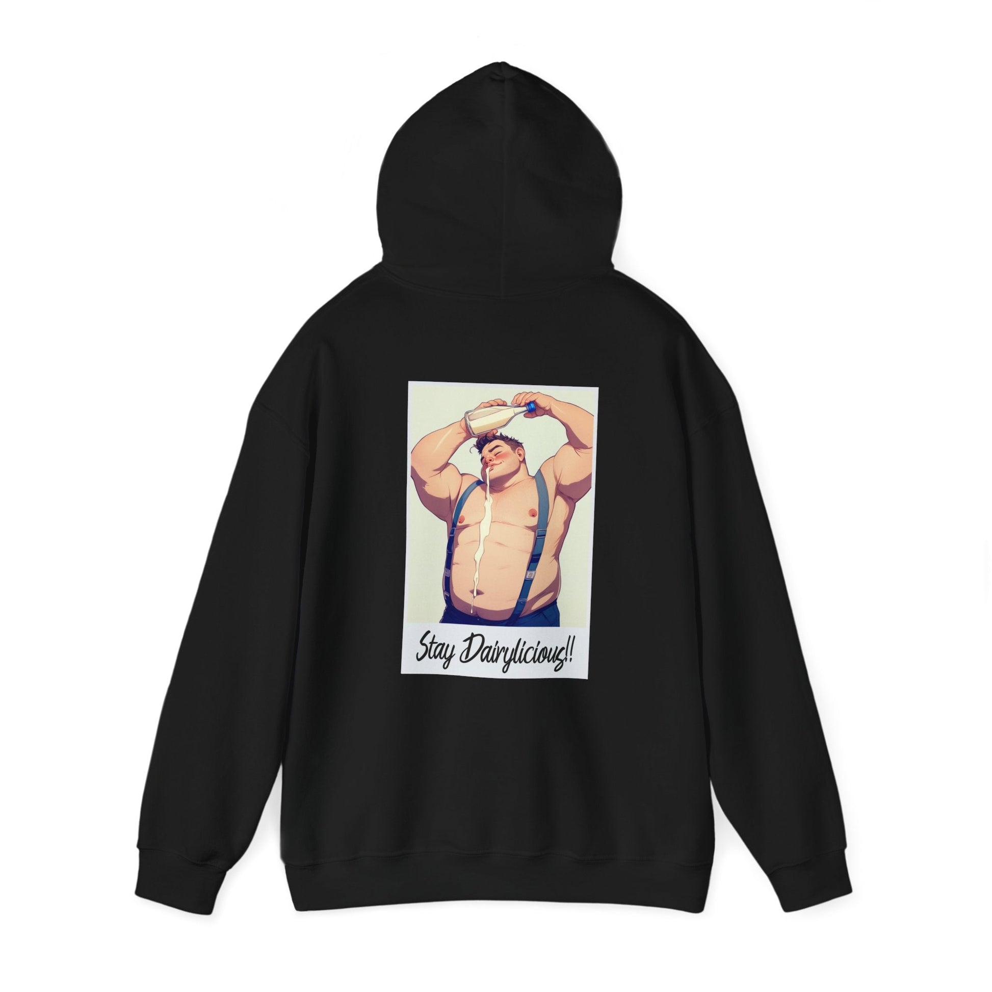 Stay Dairylicious Hoodie - Bold and Dairy - Inspired Style - Hoodie - The Lucky Wombat