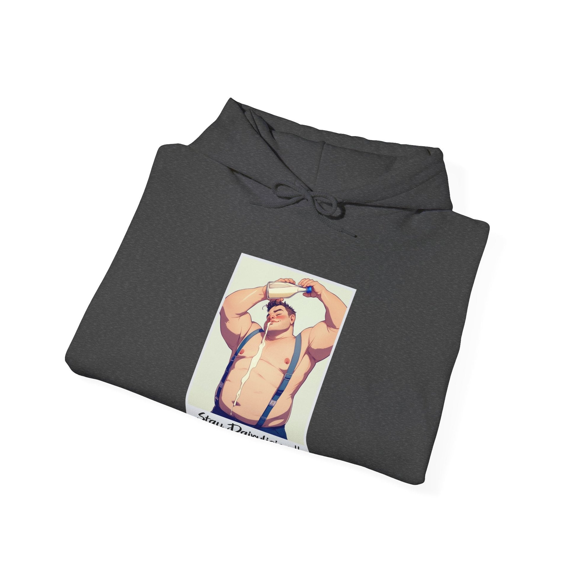 Stay Dairylicious Hoodie - Bold and Dairy - Inspired Style - Hoodie - The Lucky Wombat