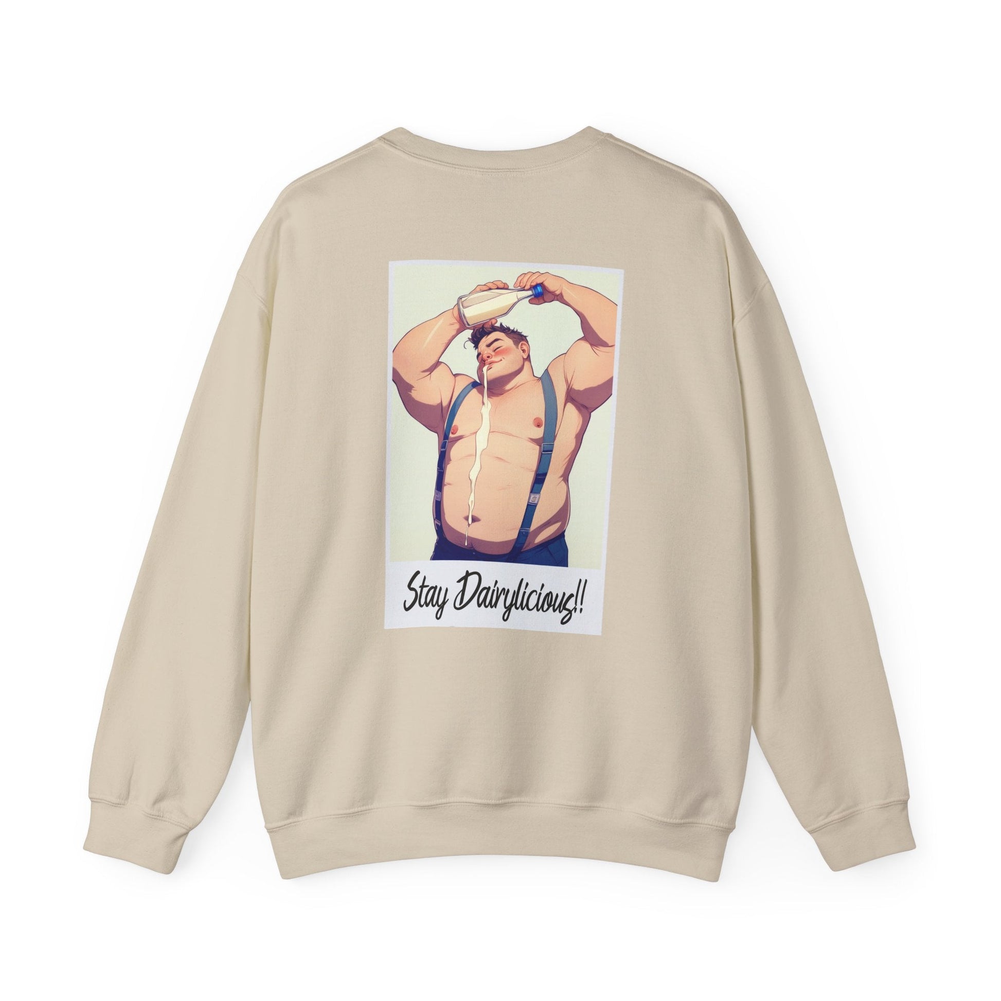 Stay Dairylicious Sweatshirt - Bold and Dairy - Inspired Style - Sweatshirt - The Lucky Wombat