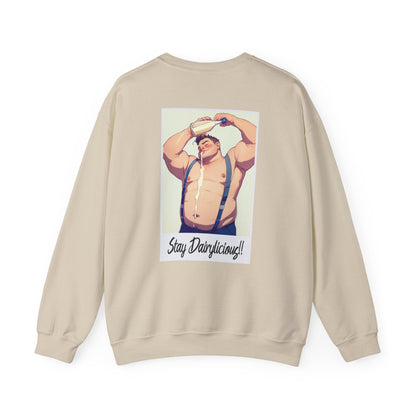 Stay Dairylicious Sweatshirt - Bold and Dairy - Inspired Style - Sweatshirt - The Lucky Wombat
