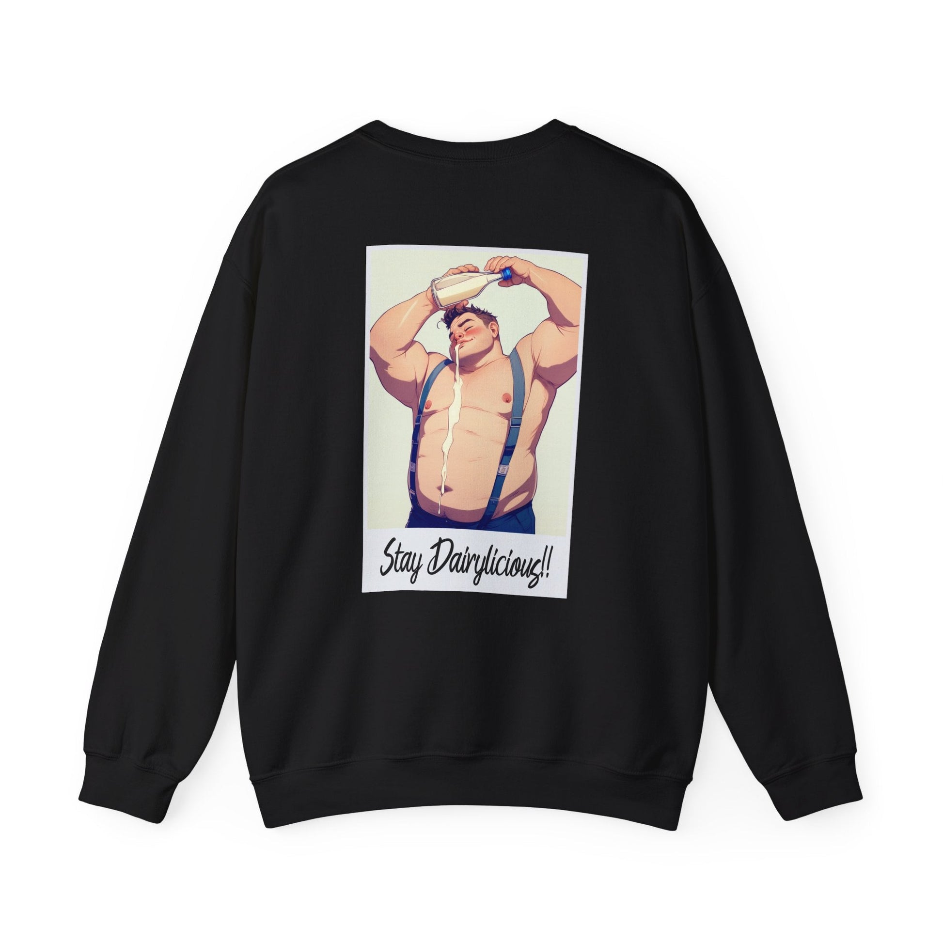 Stay Dairylicious Sweatshirt - Bold and Dairy - Inspired Style - Sweatshirt - The Lucky Wombat